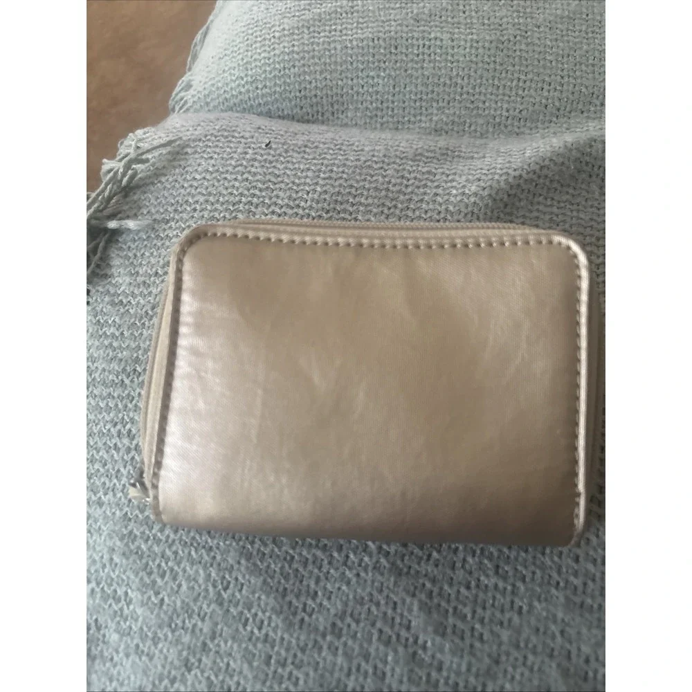 Silver Kipling Wallet- Shiny Chic Versatile